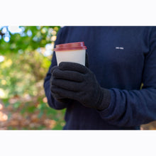 Load image into Gallery viewer, Adult Knitted Gloves - Black