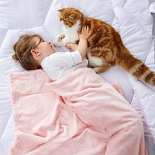 Load image into Gallery viewer, Baby 2 Piece Set Fleece Blankets 36" x 30" & Snuggler - Pink Elephant