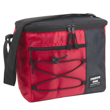Load image into Gallery viewer, Fridge Pak 12 Can Bungee Cooler Bag With Front Zippered Pocket - 4 Colors