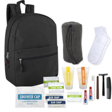 Load image into Gallery viewer, Essential Hygiene Kit 15-Piece with Backpack