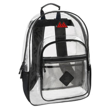 Load image into Gallery viewer, 18-Inch Summit Ridge Clear Backpack - Black