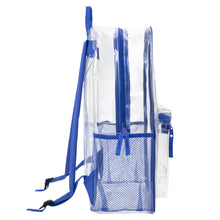 Load image into Gallery viewer, Classic 17 Inch Clear Backpack - Blue