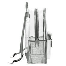 Load image into Gallery viewer, Classic 17 Inch Clear Backpack - Grey