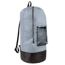 Load image into Gallery viewer, Wholesale Laundry Bag Backpack with Front Mesh Pocket - Grey
