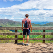 Load image into Gallery viewer, Wholesale 18 Inch Basic Drawstring Bag - Blue