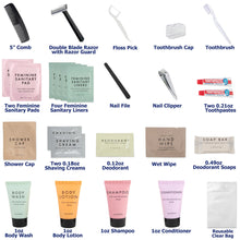 Load image into Gallery viewer, Premium Essentials Feminine 25 Piece Hygiene Kit
