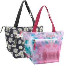 Load image into Gallery viewer, Fridge Pak Floral/Tie Dye Lunch Tote