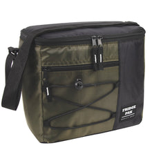 Load image into Gallery viewer, Fridge Pak 12 Can Bungee Cooler Bag With Front Zippered Pocket - 4 Colors