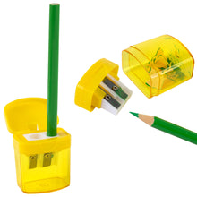 Load image into Gallery viewer, Double Hole Dome Pencil Sharpener With Cover