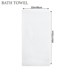 Load image into Gallery viewer, Adult Bath Towel - White