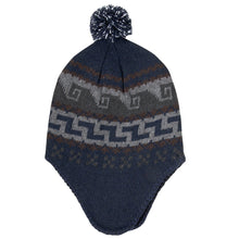 Load image into Gallery viewer, Adult Toboggan Winter Hat with Ear Flaps - 3 Prints