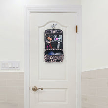 Load image into Gallery viewer, Travel Hanging Toiletry Bag - Leopard Print