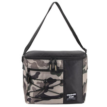 Load image into Gallery viewer, Fridge Pak 12 Can Printed Cooler Bag With Front Zippered Pocket
