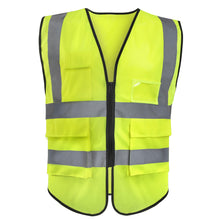Load image into Gallery viewer, Deluxe Adult High Visibility Safety Vest With Clear ID Pocket