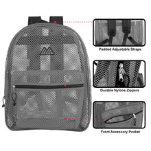 Load image into Gallery viewer, Bulk Premium 17 Inch Mesh Backpack - 3 Colors