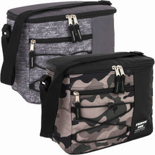 Load image into Gallery viewer, Fridge Pak 12 Can Printed Cooler Bag With Front Zippered Pocket
