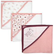 Load image into Gallery viewer, 6-pc. Baby Bath Set w/ Hooded Towel & Wash Cloths - Daddy's Little Sweetie