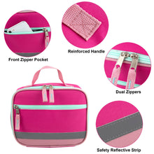 Load image into Gallery viewer, Fridge Pak Reflective Strap Lunch Bag - 3 Girl Colors