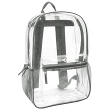 Load image into Gallery viewer, Classic 17 Inch Clear Backpack - 5 Colors