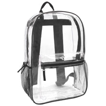 Load image into Gallery viewer, Classic 17 Inch Clear Backpack - 5 Colors