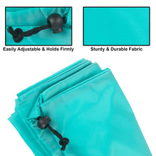 Load image into Gallery viewer, "Wash Me" Graphic Drawstring Laundry Bag 2-Pack - Turquoise