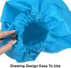 Load image into Gallery viewer, Drawstring Laundry Bag 2-Pack - Blue