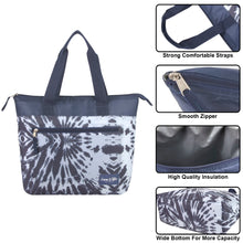 Load image into Gallery viewer, Fridge Pak Floral/Tie Dye 16 Can Cooler Tote