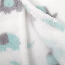 Load image into Gallery viewer, Elephant Print Toddler Robe - White