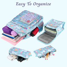 Load image into Gallery viewer, 17-Inch Unicorn Backpack & Lunch Bag with 14-Piece School Supply Kit