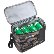 Load image into Gallery viewer, Fridge Pak 12 Can Printed Cooler Bag With Front Zippered Pocket
