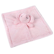 Load image into Gallery viewer, Baby 2 Piece Set Fleece Blankets 36" x 30" & Snuggler - Pink Elephant
