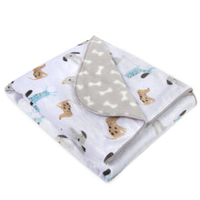 Load image into Gallery viewer, Baby Fleece Blankets 36&quot; x 30&quot; - Puppy Themed
