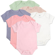 Load image into Gallery viewer, Baby Bodysuit 6 Pack - Girls Colors
