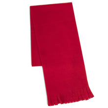 Load image into Gallery viewer, Adult Fleece Scarves 60&quot; x 8&quot; With Fringe - Assorted Colors
