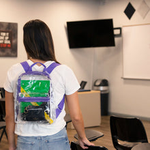 Load image into Gallery viewer, Trailmaker Mini Backpack Clear - Purple
