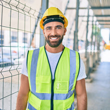 Load image into Gallery viewer, Deluxe Adult High Visibility Safety Vest With Clear ID Pocket
