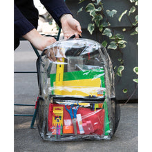 Load image into Gallery viewer, Classic 17 Inch Clear Backpack - 5 Colors
