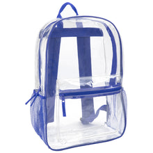 Load image into Gallery viewer, Classic 17 Inch Clear Backpack - 5 Colors
