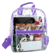 Load image into Gallery viewer, Trailmaker Mini Backpack Clear - Purple
