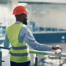 Load image into Gallery viewer, Adult Zippered High Visibility Safety Vest With Reflective Strips
