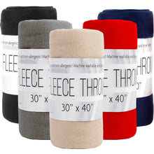 Load image into Gallery viewer, Fleece Kids Blanket 30&quot; x 40&quot; - 5 Assorted Colors
