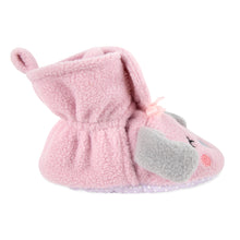 Load image into Gallery viewer, Fleece Baby Booties - Cozy Pink Puppy
